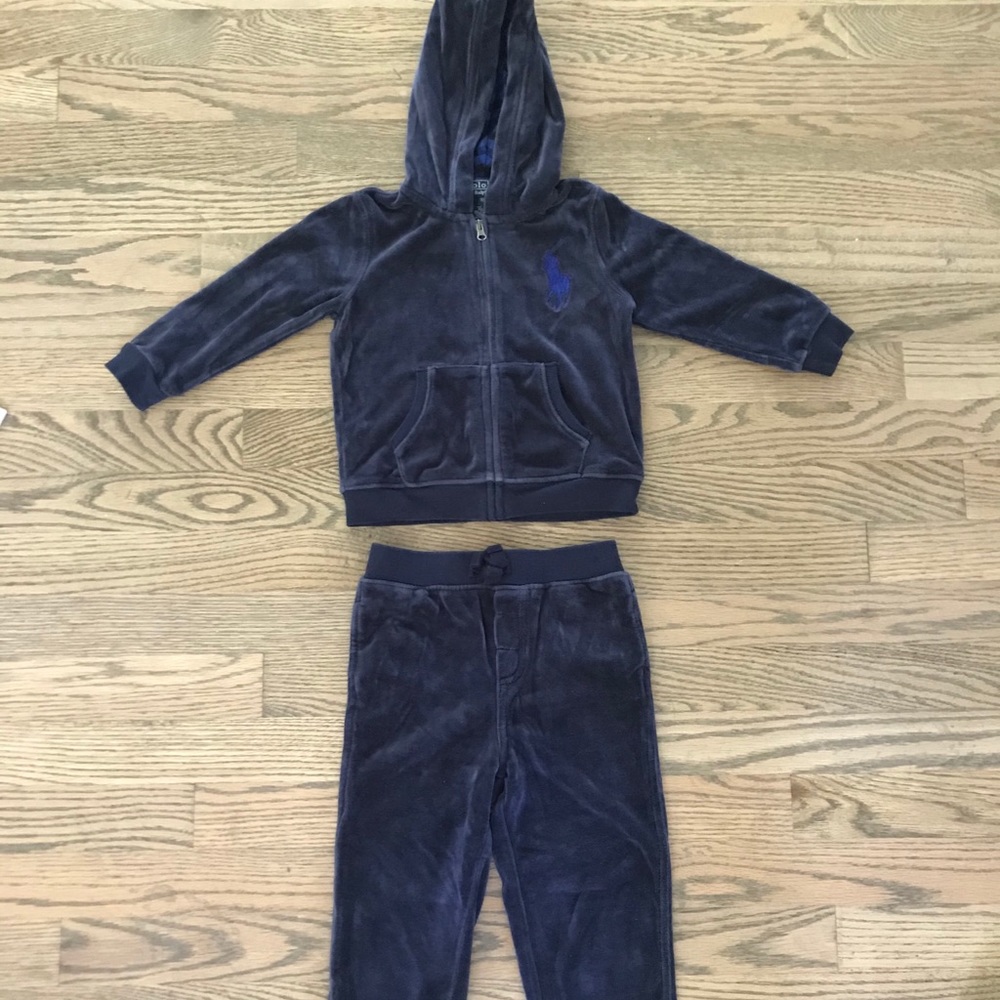 Ralph Lauren Velour Track Suit